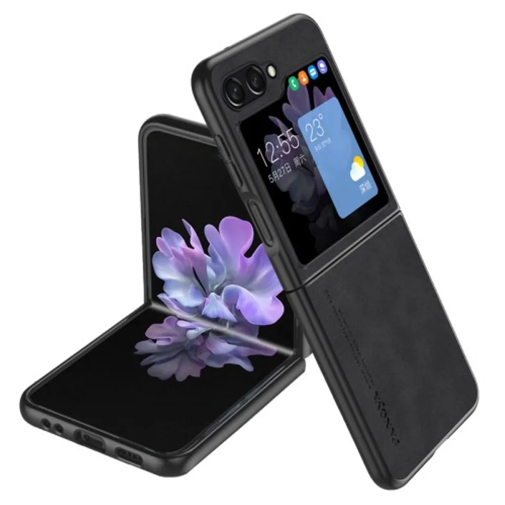 Mjukt Samsung Galaxy Z Flip5 5G fodral - Svart