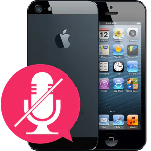 iPhone 5 mikrofon byte