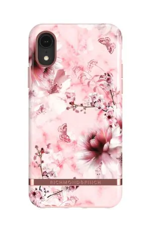 Richmond & Finch Skal Pink Marble Floral - iPhone XR