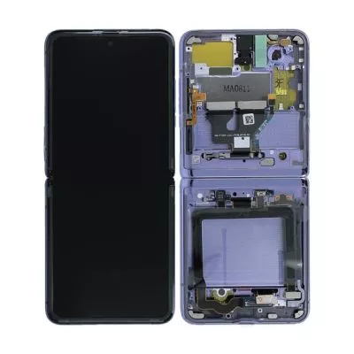 Samsung Galaxy Z Flip Skärm med LCD Display Original - Lila