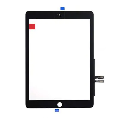 iPad 6 Glas/Touchskärm Premium - Svart