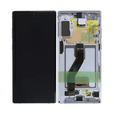 Samsung Galaxy Note 10 Plus (SM-N975F) Skärm med LCD Display - Vit