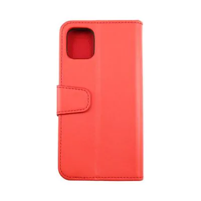 iPhone 11 Plånboksfodral Extra Kortfack och Stativ RV - Röd