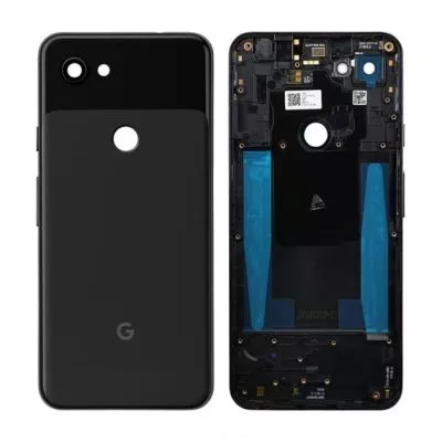 Google Pixel 3A XL Baksida/Komplett Ram OEM - Svart