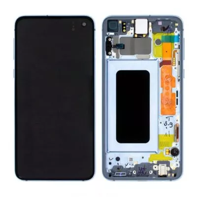 Samsung Galaxy S10e (SM-G970F) Skärm med LCD Display Original - Blå