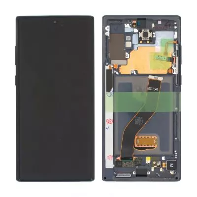 Samsung Galaxy Note 10 Plus 5G (SM-N975F) Skärm med LCD Display Original - Svart
