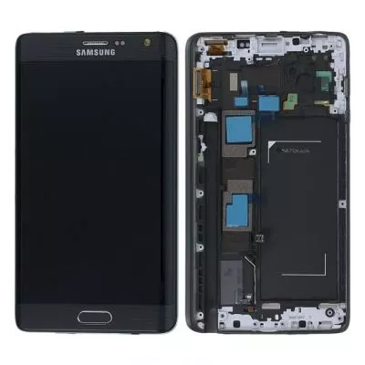 Samsung Galaxy Note Edge 4 (SM-N915F) Skärm med LCD Display Original - Svart