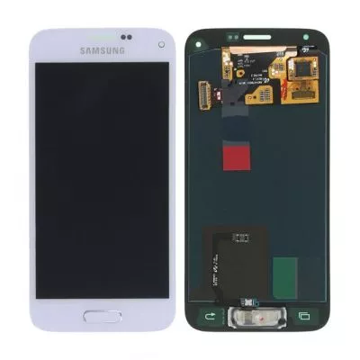 Samsung Galaxy S5 Mini (SM-G800F) Skärm med LCD Display Original - Vit
