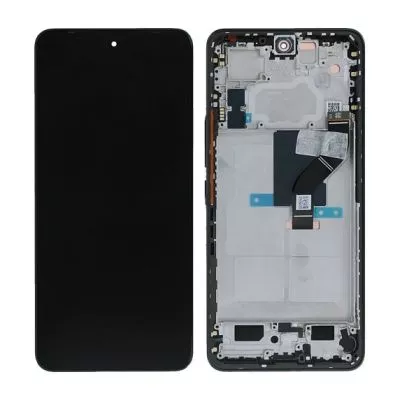 Xiaomi 12 Lite 5G (2022) Skärm med LCD Display Original - Svart