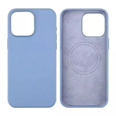 iPhone 15 Pro Silikonskal Rvelon MagSafe - Blå