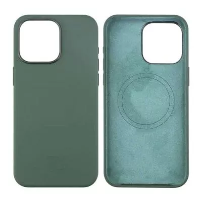 iPhone 15 Pro Silikonskal Rvelon MagSafe - Grön