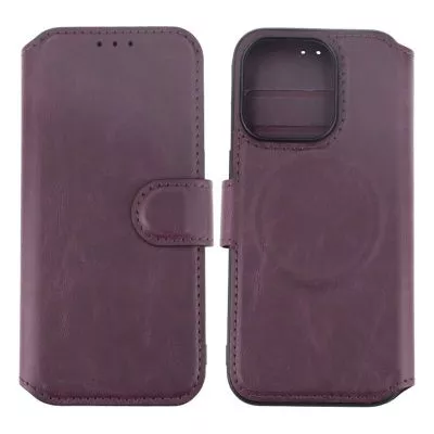 iPhone 15 Pro Plånboksfodral med Magsafe Rvelon - Lila