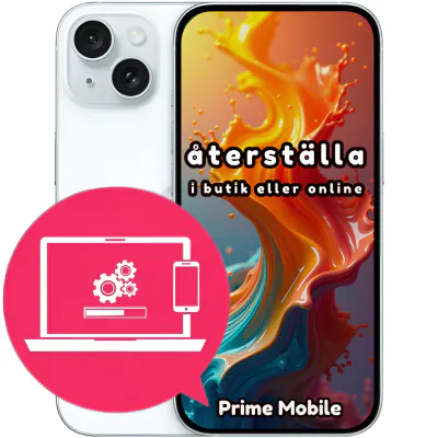 iPhone 15 återställa
