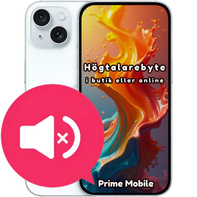 iPhone 15 högtalarebyte