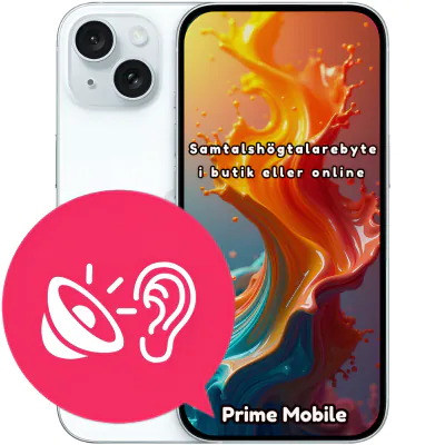 iPhone 15 samtalshögtalarebyte