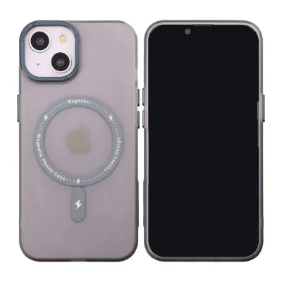 iPhone 14 Mobilskal med MagSafe - Frostat Svart