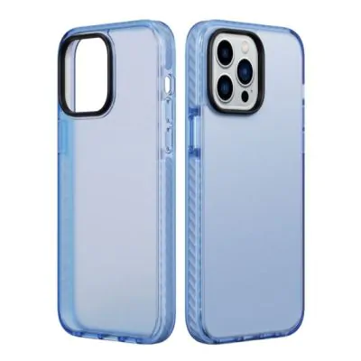 iPhone 14 Pro Stöttåligt TPU Mobilskal - Blå