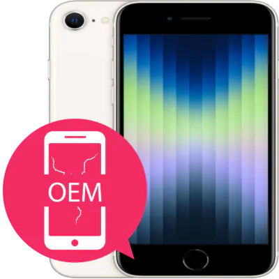 iPhone SE (2022) skärmbyte OLED-Original kvalité