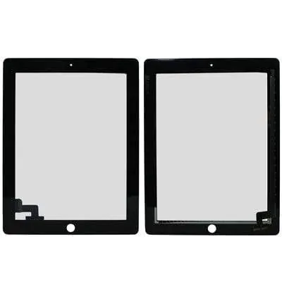 iPad 2 Glas/Touchskärm Premium - Svart
