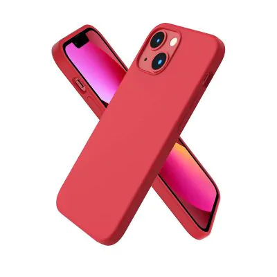 Mobilskal Silikon iPhone 13 - Röd