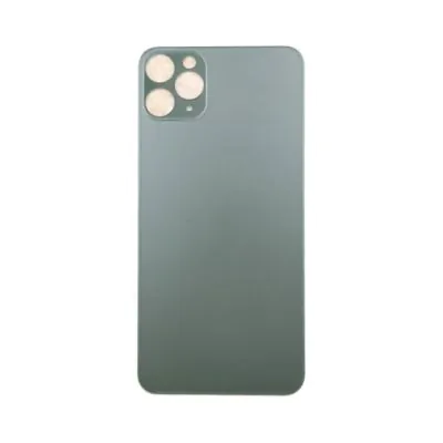 iPhone 11 Pro Max Baksida Glas med Självhäftande tejp - Grön