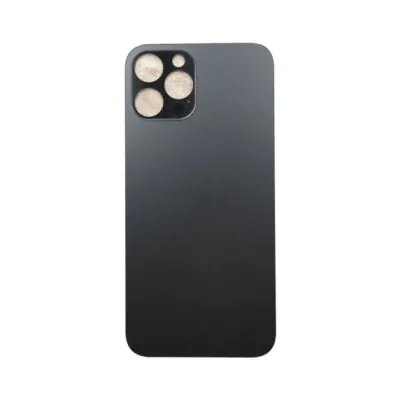 iPhone 12 Pro Max Back Cover OEM Black-Big Camera Hole Size