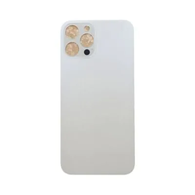 iPhone 12 Pro Max Back Cover OEM White-Big Camera Hole Size