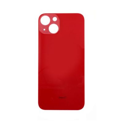 iPhone 13 Baksida Glas med Självhäftande tejp - Röd