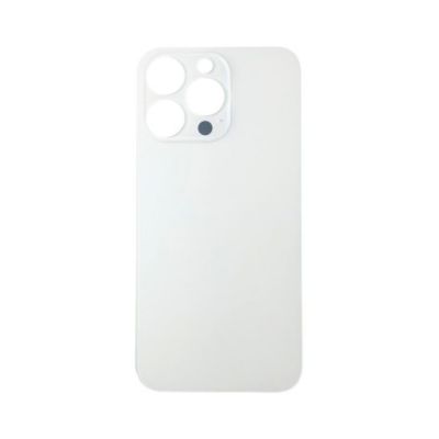 iPhone 13 Pro Baksida Glas med Självhäftande tejp - Vit