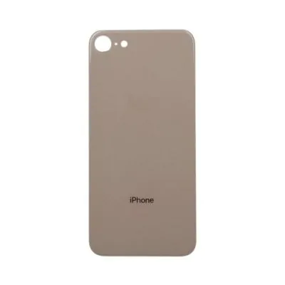 iPhone 8 Baksida Glas med Självhäftande tejp - Guld