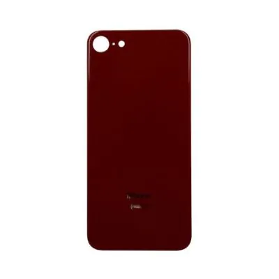 iPhone 8 Baksida Glas med Självhäftande tejp - Röd