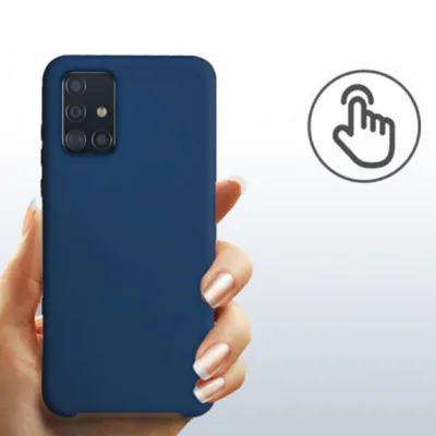 Samsung A52 Silikonskal - Blå