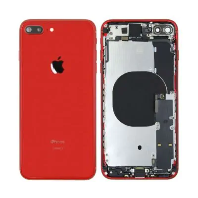 iPhone 8 Plus Baksida/Komplett Ram - Röd