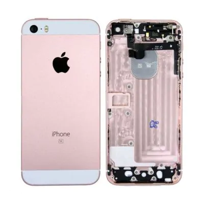 iPhone 5SE Baksida/Ram - Roséguld