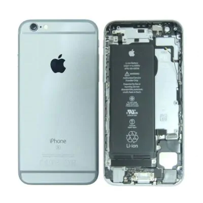 iPhone 6S Baksida/Komplett Ram med Batteri - Space Gray (Begagnad)