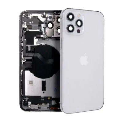 iPhone 13 Pro Max Baksida med Komplett Ram - Silver