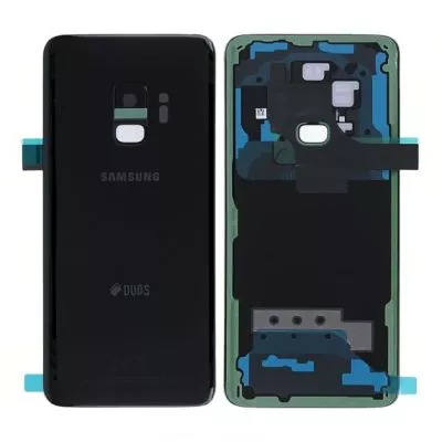 Samsung Galaxy S9 Duos (SM-G960F DS) Baksida Original - Svart