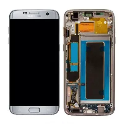 Samsung Galaxy S7 Edge (SM-G935F) Skärm med LCD Display Original - Silver 