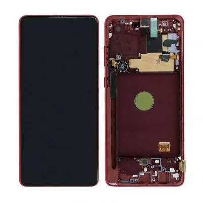 Samsung Galaxy Note 10 Lite (SM-N770F) Skärm med LCD Display Original - Röd