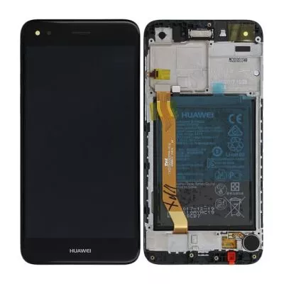 Huawei P9 Lite Mini Skärm med LCD Display med Batteri Original - Svart