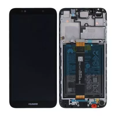 Huawei Y5 2018 Display Skärm med LCD Display med Batteri Original - Svart