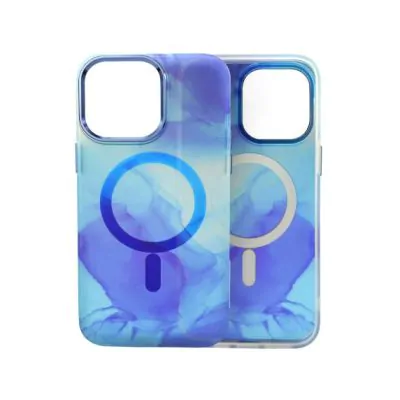 MagSafe Magnetic Ink Phone Case iPhone 14 Pro Max Blue