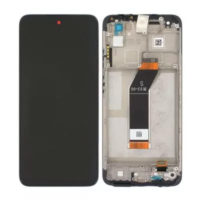 Xiaomi Redmi 10 (2022) Display med LCD Skärm - Svart