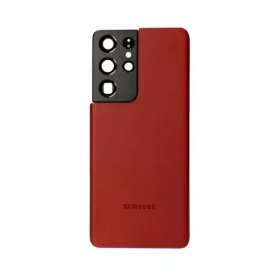 Samsung Galaxy S21 Ultra 5G Baksida - Röd