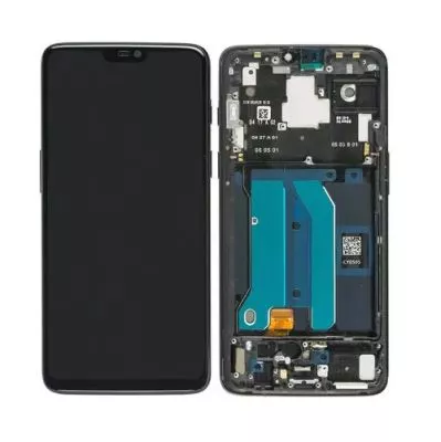 OnePlus 6 LCD-skärm - Svart