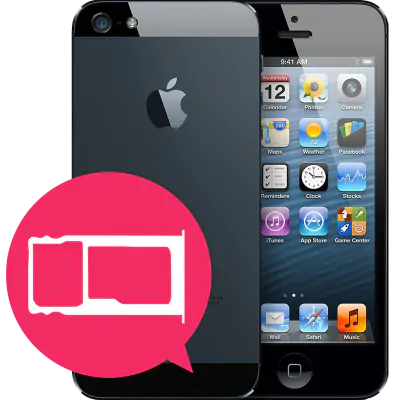 iPhone 5 simkortshållare