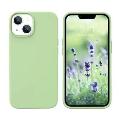 Mobilskal Silikon iPhone 13 Mini - Grön
