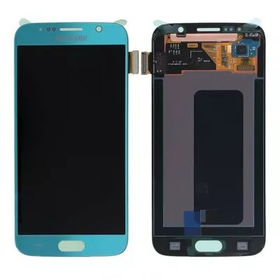Samsung Galaxy S6 (SM-G920F) Skärm med LCD Display Original - Blå