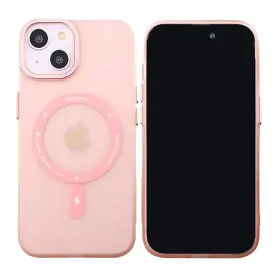 iPhone 14 Mobilskal med MagSafe - Frostat Rosa