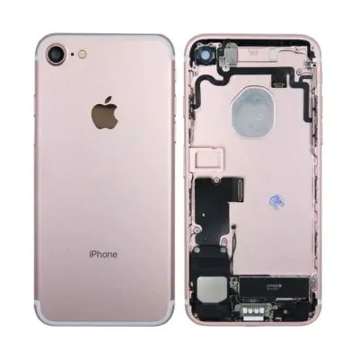 iPhone 7 Baksida/Komplett Ram - Roséguld